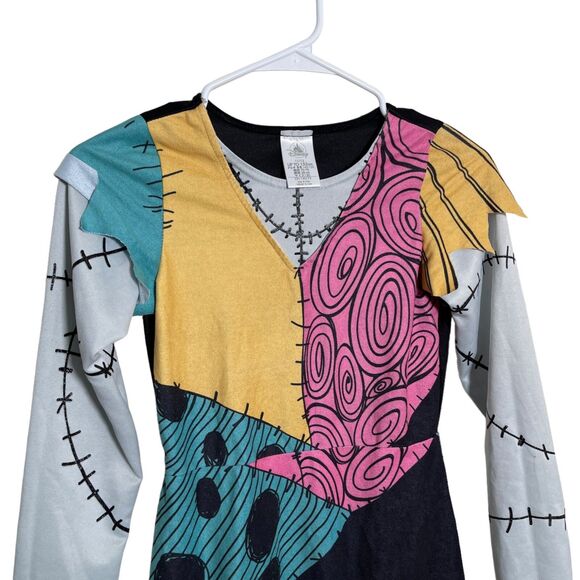 Disney Parks Sally Nightmare Before Christmas Dress Girl's 11/12 Long Sleeve - Picture 2 of 13
